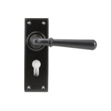 From The Anvil Door Furniture Aged Bronze / Euro Profile Lock Handles From The Anvil - Aged Bronze Newbury Lever Euro Lock Set