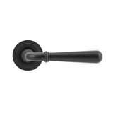 From The Anvil Door Furniture Aged Bronze / Round Rose From The Anvil - Aged Bronze Newbury Lever on Rose Set (Art Deco)