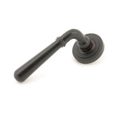 From The Anvil Door Furniture Aged Bronze / Round Rose From The Anvil - Aged Bronze Newbury Lever on Rose Set (Art Deco) - Unsprung
