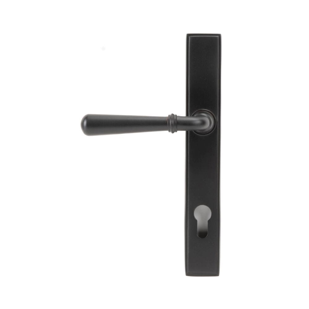 From The Anvil Door Furniture Aged Bronze / Multi Point Lock Set / 92mm c/c From The Anvil - Aged Bronze Newbury Slimline Lever Espag. Lock Set