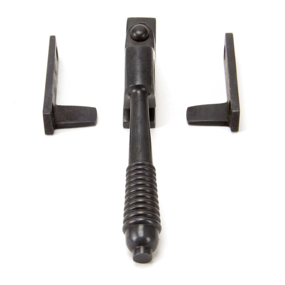 From The Anvil Window Furniture Aged Bronze / Yes / Night Vent From The Anvil - Aged Bronze Night-Vent Locking Reeded Fastener