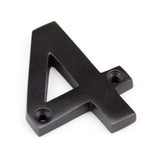 From The Anvil Door Furniture Aged Bronze / Numerals / 4 From The Anvil - Aged Bronze Numeral 4