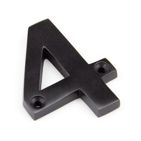 From The Anvil Door Furniture Aged Bronze / Numerals / 4 From The Anvil - Aged Bronze Numeral 4