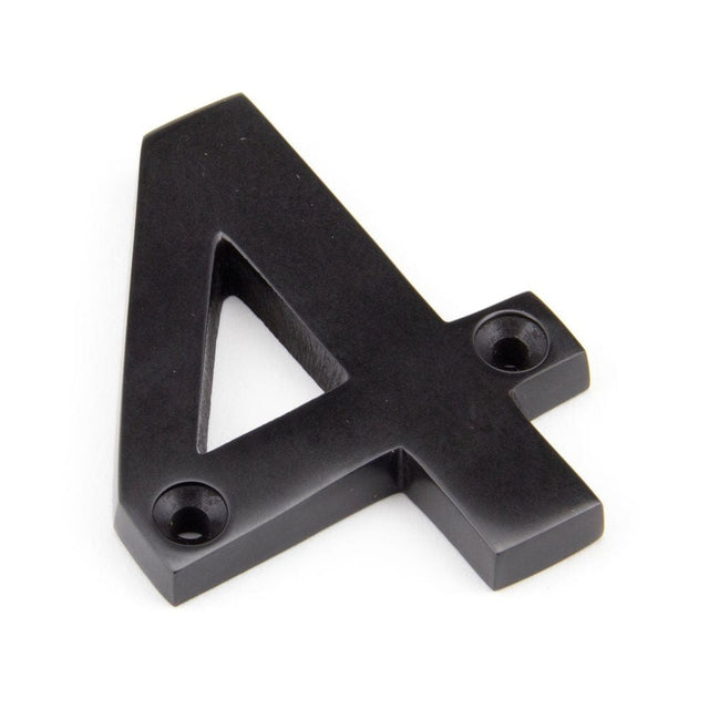 From The Anvil Door Furniture Aged Bronze / Numerals / 4 From The Anvil - Aged Bronze Numeral 4