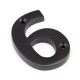 From The Anvil Door Furniture Aged Bronze / Numerals / 6 From The Anvil - Aged Bronze Numeral 6