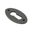 From The Anvil Door Furniture Aged Bronze / Mortice Key Profile Escutcheons From The Anvil - Aged Bronze Oval Escutcheon