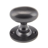 From The Anvil Door Furniture Aged Bronze / Mortice/Rim Knobs From The Anvil - Aged Bronze Oval Mortice/Rim Knob Set