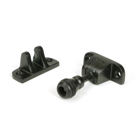 From The Anvil Window Furniture Aged Bronze / Sash Window Brighton Fasteners / Yes From The Anvil - Aged Bronze Prestbury Brighton Fastener (Radiused)