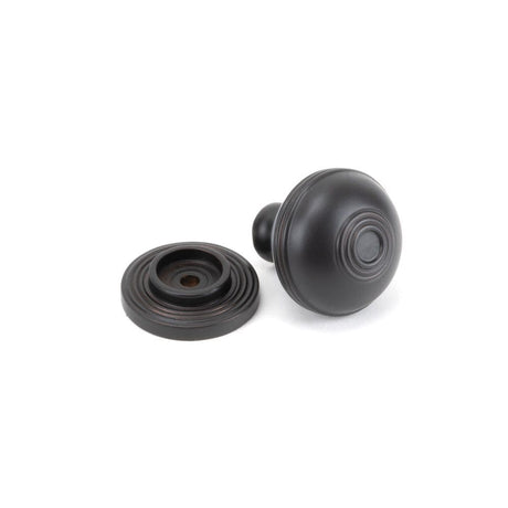 From The Anvil Cabinet Hardware Aged Bronze / Cabinet Knobs / 32mm Dia. From The Anvil - Aged Bronze Prestbury Cabinet Knob 32mm