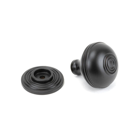 From The Anvil Cabinet Hardware Aged Bronze / Cabinet Knobs / 38mm Dia. From The Anvil - Aged Bronze Prestbury Cabinet Knob 38mm