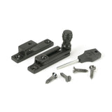 From The Anvil Window Furniture Aged Bronze / Sash Window Quadrant Fasteners / Yes From The Anvil - Aged Bronze Prestbury Quadrant Fastener - Narrow