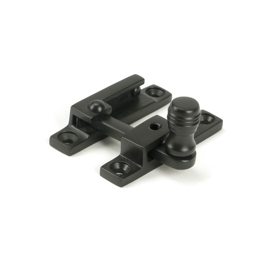From The Anvil Window Furniture Aged Bronze / Sash Window Quadrant Fasteners / Yes From The Anvil - Aged Bronze Prestbury Quadrant Fastener - Narrow