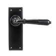 From The Anvil Door Furniture Aged Bronze / Latch Handles From The Anvil - Aged Bronze Reeded Lever Latch Set