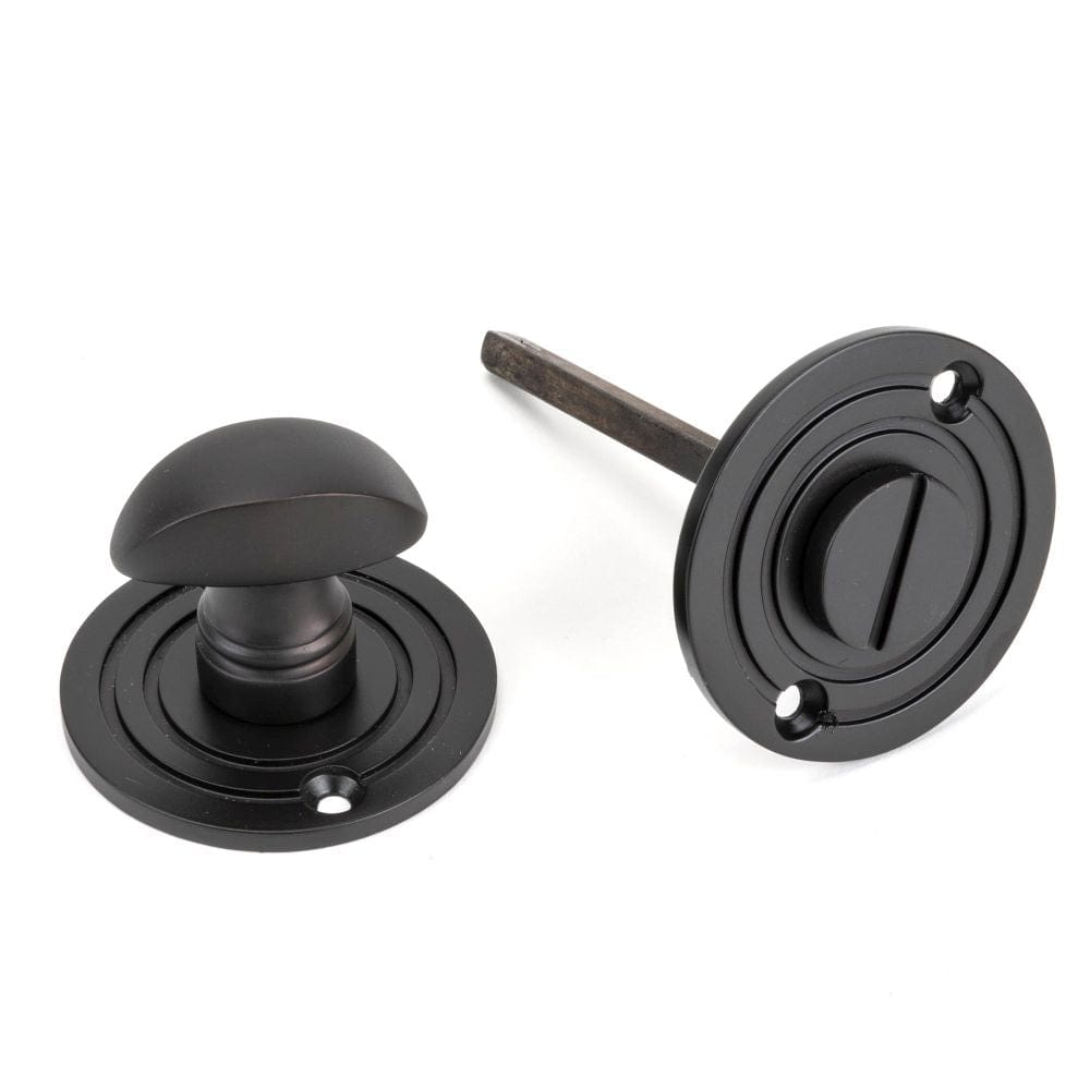 From The Anvil Door Furniture Aged Bronze / No From The Anvil - Aged Bronze Round Bathroom Thumbturn