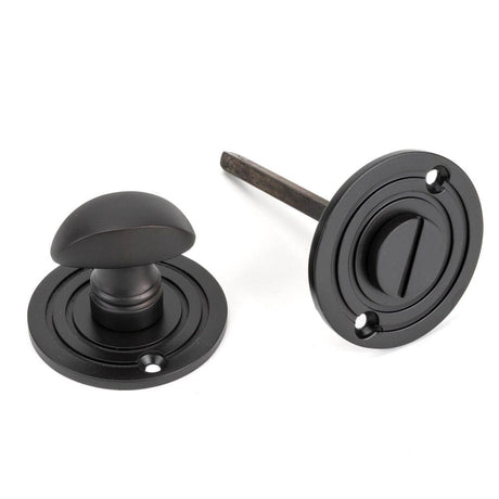 From The Anvil Door Furniture Aged Bronze / No From The Anvil - Aged Bronze Round Bathroom Thumbturn