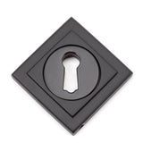 From The Anvil Door Furniture Aged Bronze / Mortice Key Profile Escutcheons From The Anvil - Aged Bronze Round Escutcheon (Square)