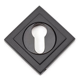 From The Anvil Door Furniture Aged Bronze / Euro Profile Escutcheons From The Anvil - Aged Bronze Round Euro Escutcheon (Square)