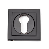From The Anvil Door Furniture Aged Bronze / Euro Profile Escutcheons From The Anvil - Aged Bronze Round Euro Escutcheon (Square)