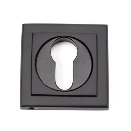 From The Anvil Door Furniture Aged Bronze / Euro Profile Escutcheons From The Anvil - Aged Bronze Round Euro Escutcheon (Square)
