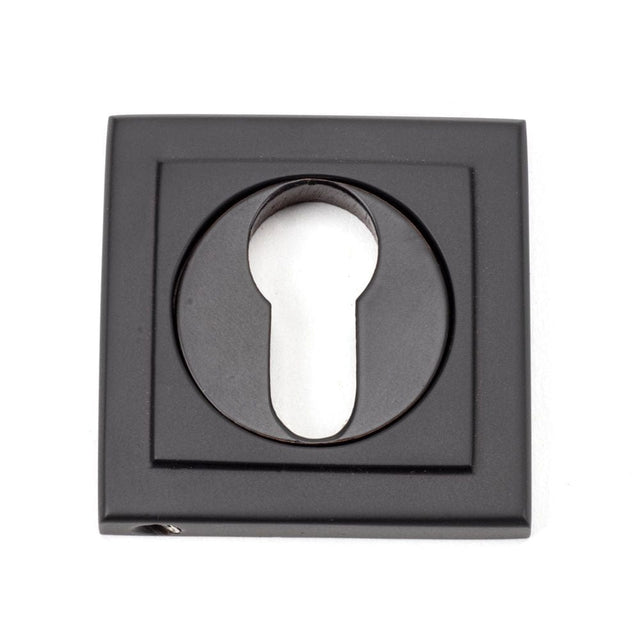 From The Anvil Door Furniture Aged Bronze / Euro Profile Escutcheons From The Anvil - Aged Bronze Round Euro Escutcheon (Square)