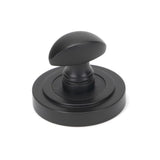 From The Anvil Door Furniture Aged Bronze / No From The Anvil - Aged Bronze Round Thumbturn Set (Art Deco)