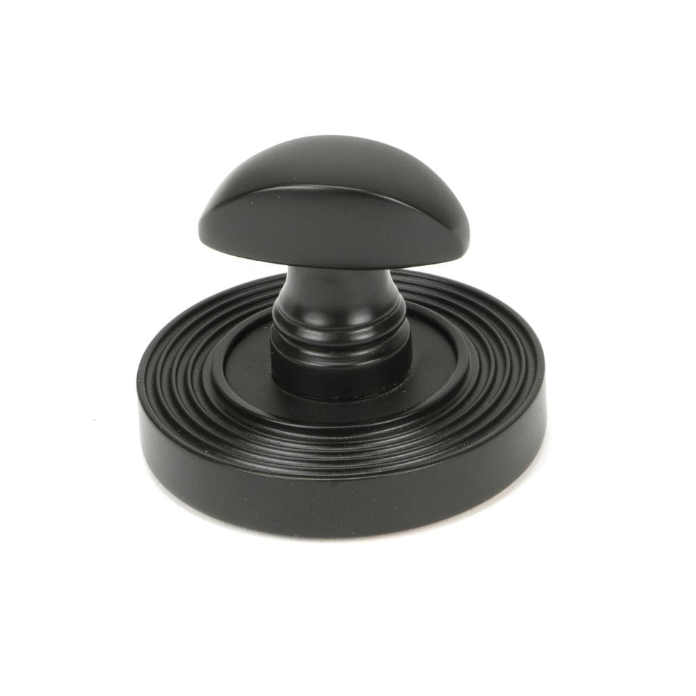 From The Anvil Door Furniture Aged Bronze / No From The Anvil - Aged Bronze Round Thumbturn Set (Beehive)
