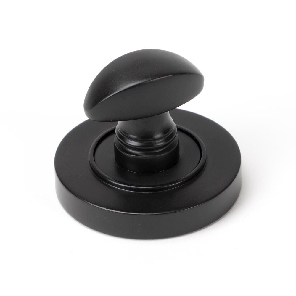 From The Anvil Door Furniture Aged Bronze / No From The Anvil - Aged Bronze Round Thumbturn Set (Plain)