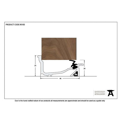 From The Anvil Accessories Satin Anodised Aluminium / Thresholds / 1219mm From The Anvil - Aluminium 1219mm Macclex Lowline Sill