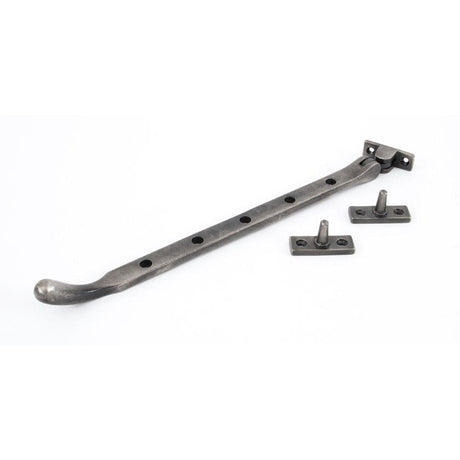 From The Anvil Window Furniture Antique Pewter / 12"/300mm From The Anvil - Antique Pewter 12" Peardrop Stay