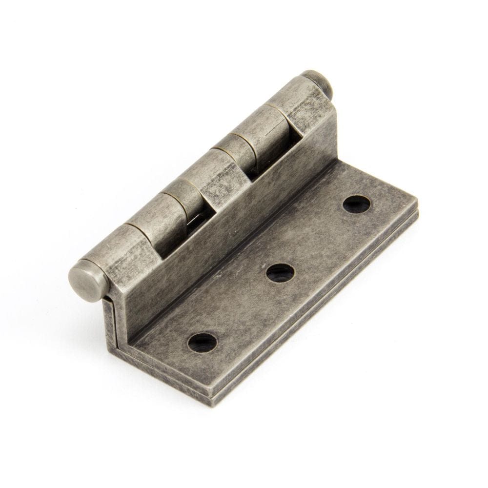 From The Anvil Hinges Antique Pewter / Stormproof Hinges / 2.5" (64mm) From The Anvil - Antique Pewter 2ÃƒÆ’Ã¢â‚¬Å¡Ãƒâ€šÃ‚Â½" Stormproof Hinge 1951 (pair)