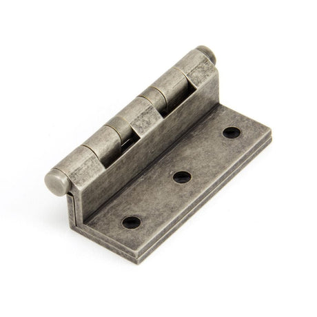 From The Anvil Hinges Antique Pewter / Stormproof Hinges / 2.5" (64mm) From The Anvil - Antique Pewter 2ÃƒÆ’Ã¢â‚¬Å¡Ãƒâ€šÃ‚Â½" Stormproof Hinge 1951 (pair)
