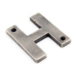From The Anvil Door Furniture Antique Pewter / Letters / H From The Anvil - Antique Pewter Letter H