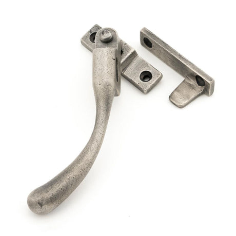 From The Anvil Window Furniture Antique Pewter / Yes / Night Vent From The Anvil - Antique Pewter Night-Vent Locking Peardrop Fastener - LH