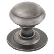 From The Anvil Door Furniture Antique Pewter / Round Centre Door Knob From The Anvil - Antique Pewter Round Centre Door Knob