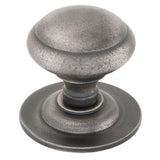 From The Anvil Door Furniture Antique Pewter / Round Centre Door Knob From The Anvil - Antique Pewter Round Centre Door Knob