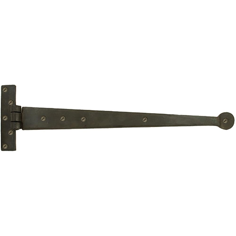 From The Anvil Hinges Beeswax / Tee Hinges / 18" (457mm) From The Anvil - Beeswax 18" Penny End T Hinge (pair)