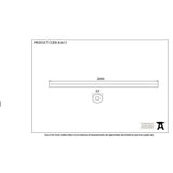 From The Anvil Accessories Beeswax / Poles From The Anvil - Beeswax 2m Curtain Pole