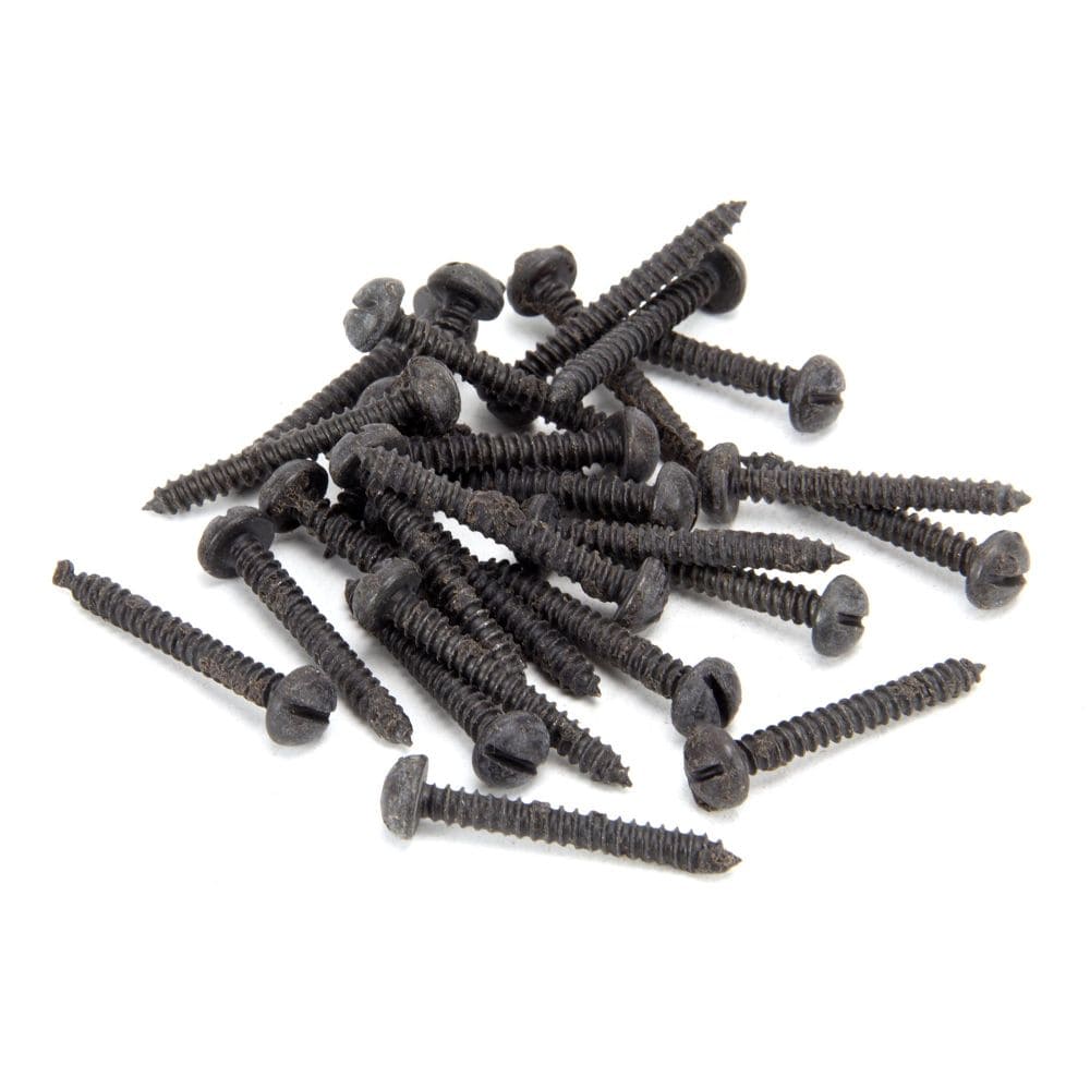 From The Anvil Accessories Beeswax / Fixing Packs From The Anvil - Beeswax 8 x 1Ãƒâ€šÃ‚Â¼" Round Head Screws (25)