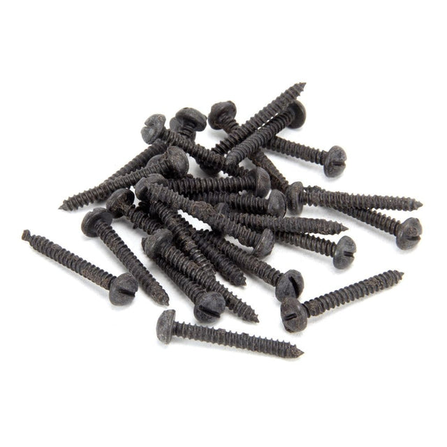 From The Anvil Accessories Beeswax / Fixing Packs From The Anvil - Beeswax 8 x 1Ãƒâ€šÃ‚Â¼" Round Head Screws (25)