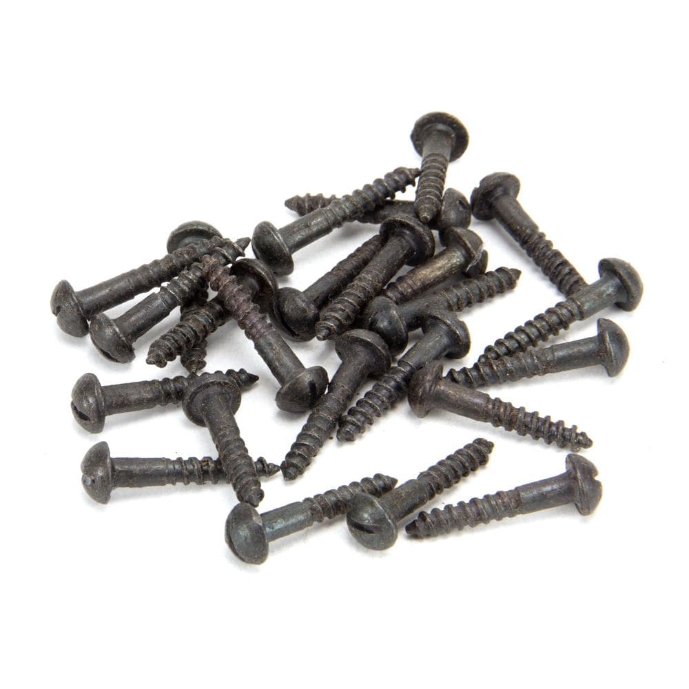 From The Anvil Accessories Beeswax / Fixing Packs From The Anvil - Beeswax 8x1" Round Head Screws (25)