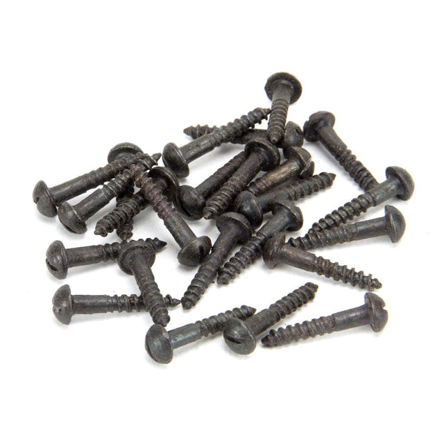 From The Anvil Accessories Beeswax / Fixing Packs From The Anvil - Beeswax 8x1" Round Head Screws (25)
