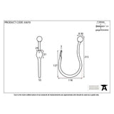 From The Anvil Accessories Beeswax / Tie Backs From The Anvil - Beeswax Curtain Tie Back (pair)