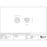 From The Anvil Cabinet Hardware Beeswax / Cabinet Knobs / Small From The Anvil - Beeswax Elan Cabinet Knob - Small