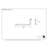 From The Anvil Accessories Beeswax / L Hooks From The Anvil - Beeswax L Hook - Large
