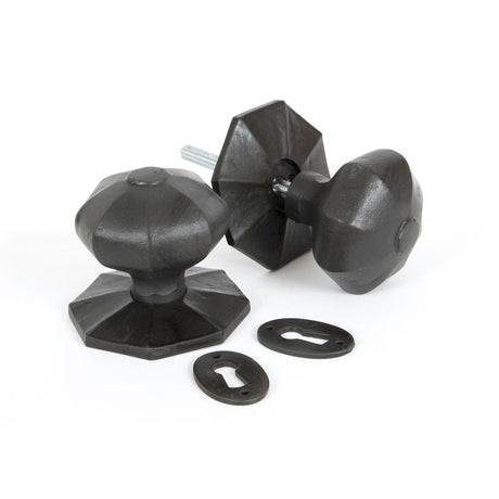 From The Anvil Door Furniture Beeswax / Mortice/Rim Knobs From The Anvil - Beeswax Large Octagonal Mortice/Rim Knob Set