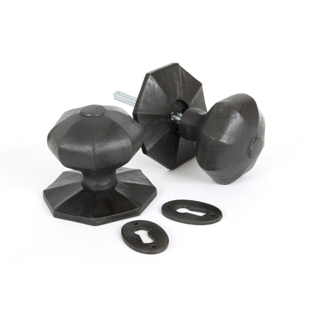 From The Anvil Door Furniture Beeswax / Mortice/Rim Knobs From The Anvil - Beeswax Large Octagonal Mortice/Rim Knob Set