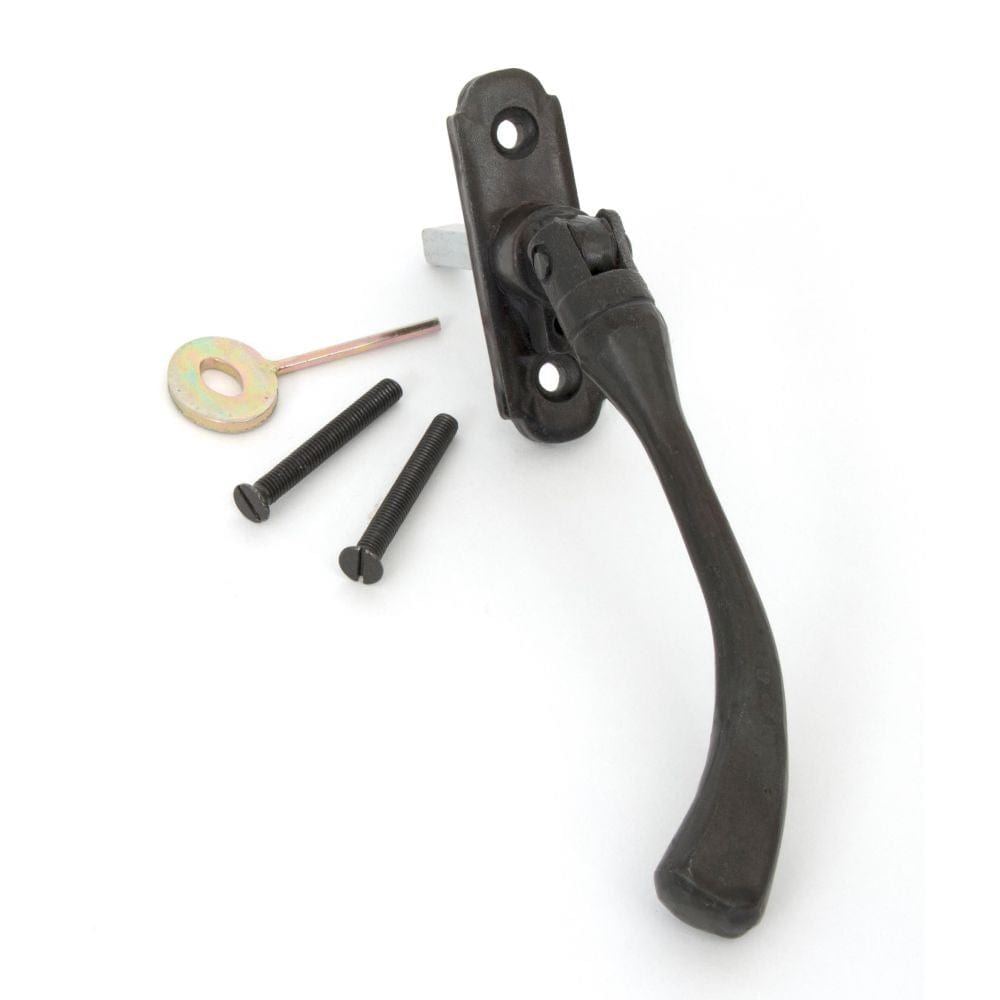 From The Anvil Window Furniture Beeswax / Left Hand / Yes From The Anvil - Beeswax Locking Peardrop Espag - LH