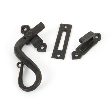 From The Anvil Window Furniture Beeswax / Yes / Mortice & Hook Place From The Anvil - Beeswax Locking Shepherd's Crook Fastener - LH