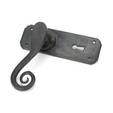From The Anvil Door Furniture Beeswax / Std. Lock Handles From The Anvil - Beeswax Monkeytail Lever Lock Set