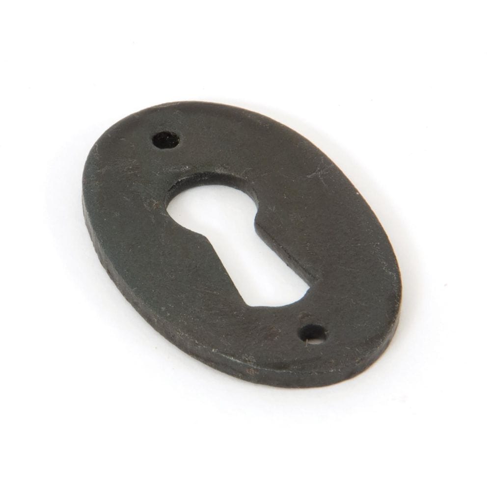 From The Anvil Door Furniture Beeswax / Mortice Key Profile Escutcheons From The Anvil - Beeswax Oval Escutcheon